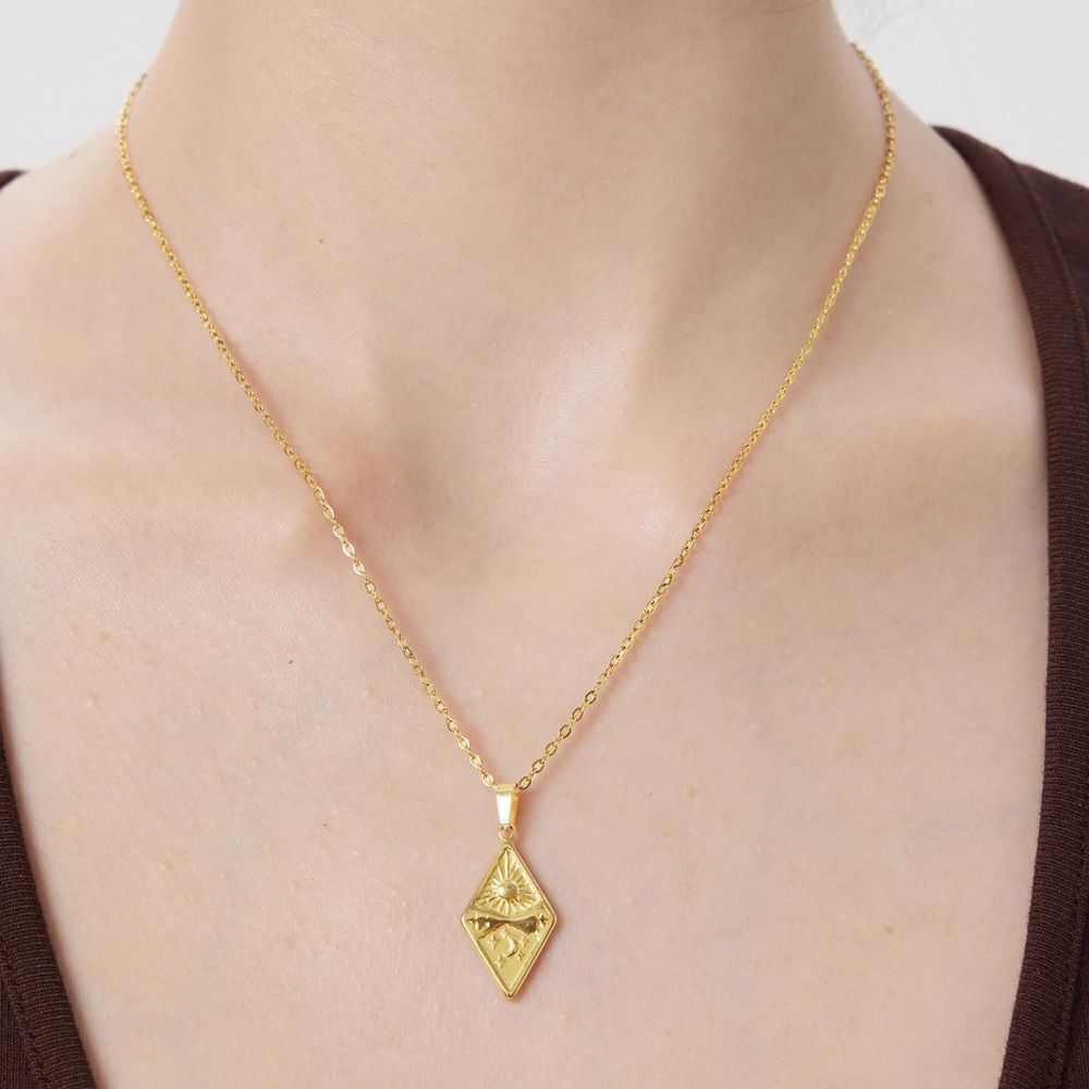 Boho sun Necklace N1549
